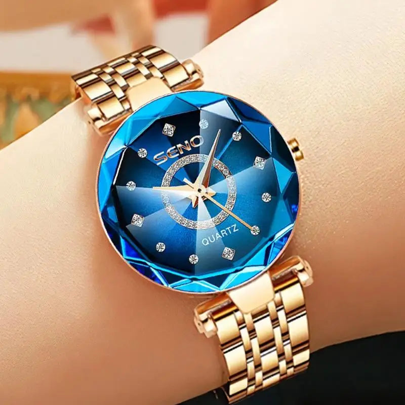 Ocean Star Women Crystal Watch